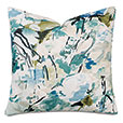 Capella Abstract Decorative Pillow In Teal