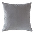 Tudor Leather Decorative Pillow in Dove
