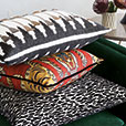 Earl Woven Decorative Pillow in Onyx
