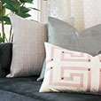 Bouvier Silver Thread Decorative Pillow