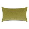 Uma Velvet Decorative Pillow in Lime