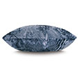 Sonny Crushed Velvet Decorative Pillow in Blue
