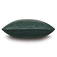 Mint Punch Velvet Accent Pillow In Dark Green