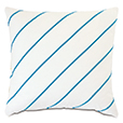 Clementine Diagonal Trim Decorative Pillow