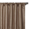 Meridian Woven Curtain Panel in Mocha