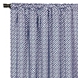Chive Navy Curtain Panel