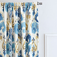 Aoki Azure Curtain Panel