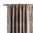 Rudy Rod Pocket Curtain Panel In Earth Tone