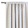 Naomi Rod Pocket Curtain Panel In Ivory