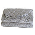 Viola Quilted Coverlet in Dove