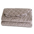 Viola Quilted Coverlet in Fawn