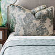 Viola Quilted Coverlet in Sea