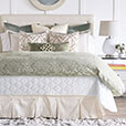 Viola Quilted Coverlet in White