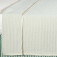 Honeycomb Natural Coverlet