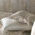 Adrienne Metallic Decorative Pillow In Frost