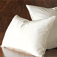 Freda Taffeta Decorative Pillow in Ivory