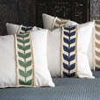 Akela Leaf Decorative Pillow In Blue