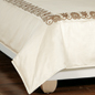Anthemion Ivory/Brown Duvet Cover