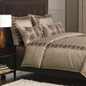 Anthemion Taupe/Brown Duvet Cover