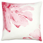 Hand-Painted Hibiscus Pink Pillow