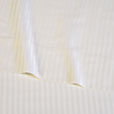 Emilio Jacquard Stripe Flat Sheet in Ivory