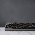 Vail Percale Fitted Sheet In Slate