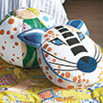 Hullabaloo Handpainted Tiger Decorative Pillow