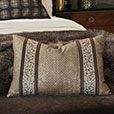 Indochine Metallic Stripe Decorative Pillow