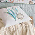 Junonia Handpainted Decorative Pillow