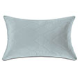 Viola Quilted King Sham in Sea
