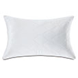 Viola Quilted King Sham in White