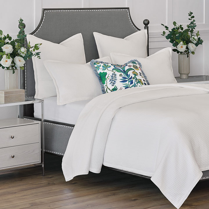 Kiki White luxury bedding collection