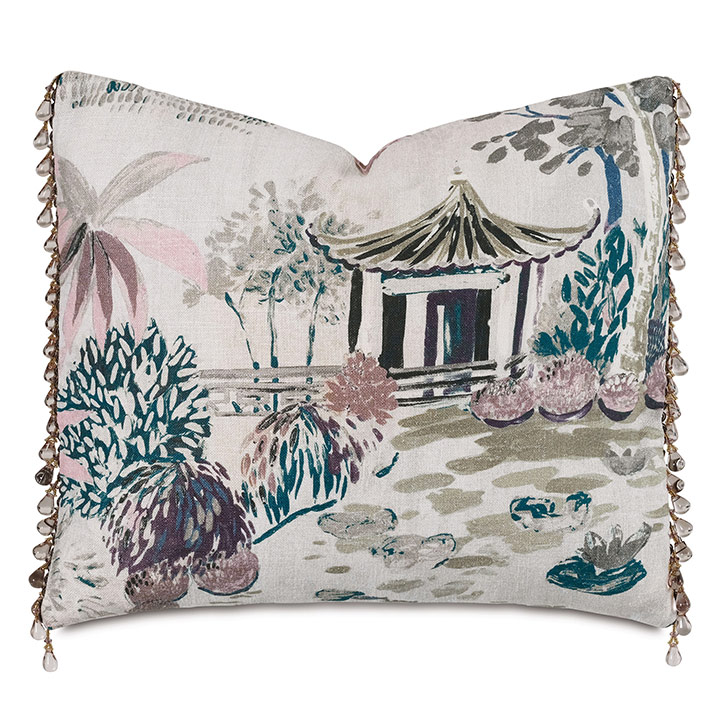 Imperial Pagoda Decorative Pillow