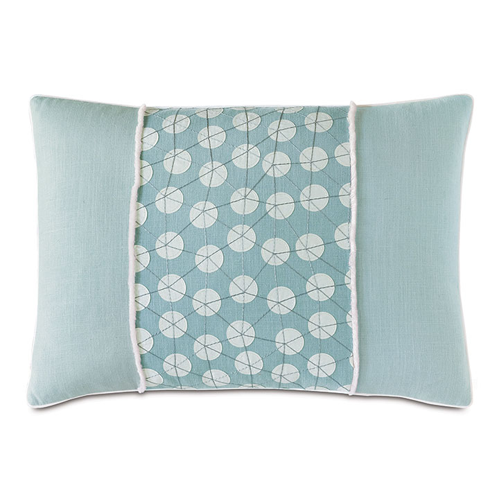 Bimini Embroidered Decorative Pillow