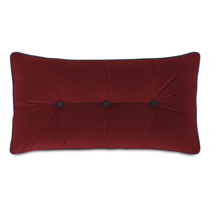 CONNERY BUTTON-TUFTED DECORATIVE PILLOW