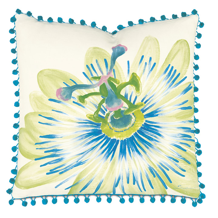 Passion Flower Hand-Painted