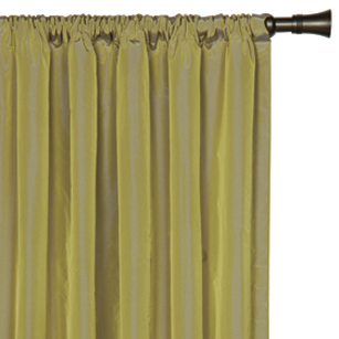 Freda Chartreuse Curtain Panel