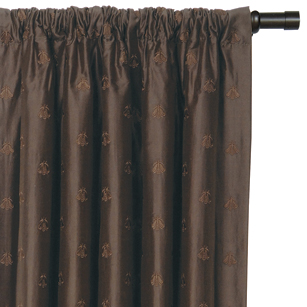 Josephine Brown Curtain Panel