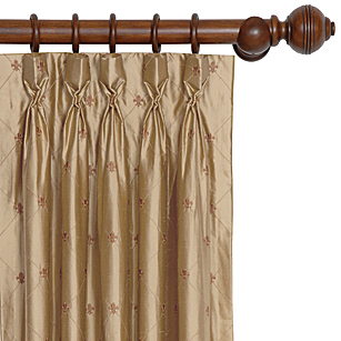 Rainier Gold Curtain Panel