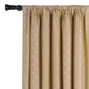 Iris Gold Curtain Panel