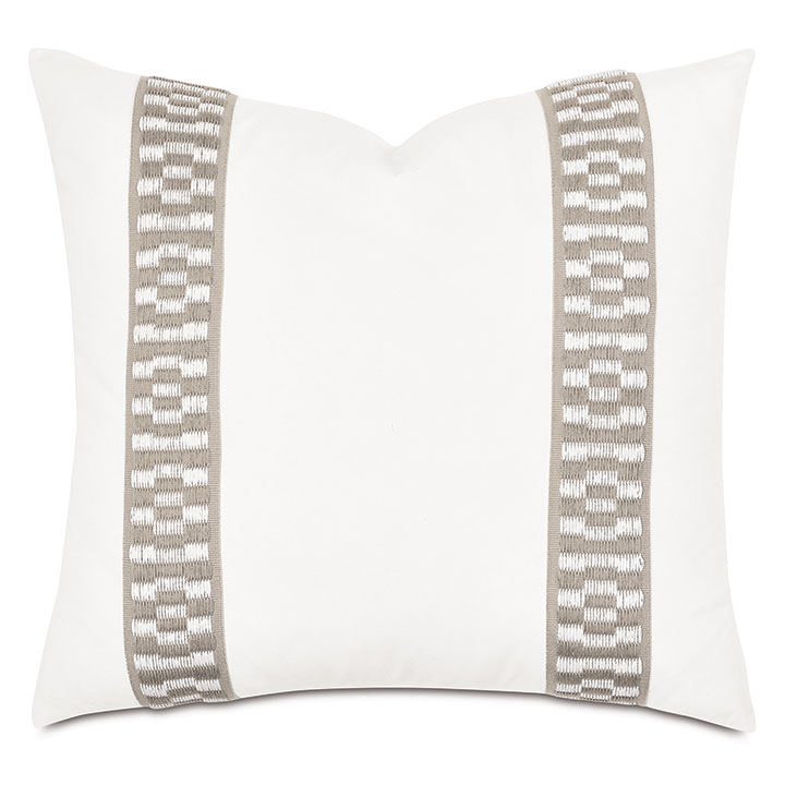 Junonia Embroidered Decorative Pillow