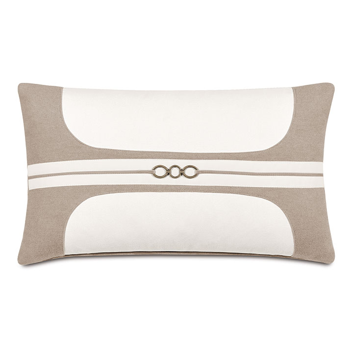 Kelso Ribbon Detail Decorative Pillow
