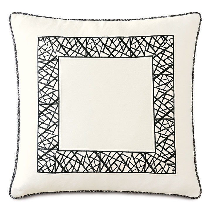 Medara Graphic Border Decorative Pillow