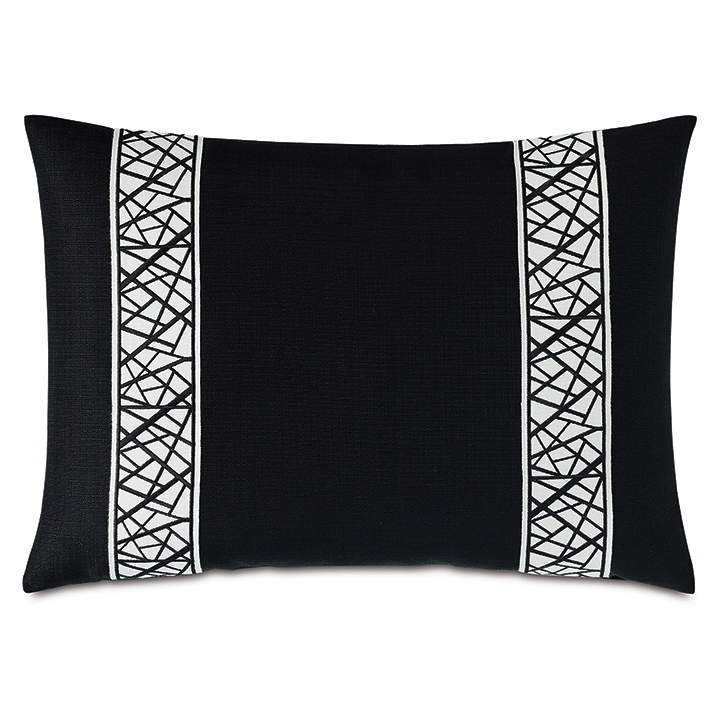 Maddox Abstract Border Decorative Pillow