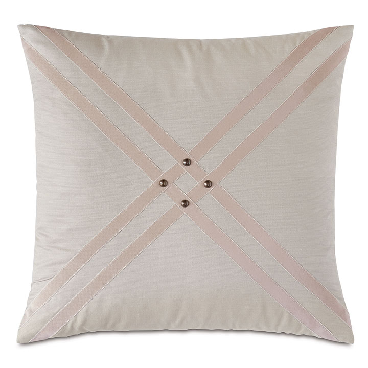 Maddox Nailhead Decorative Pillow