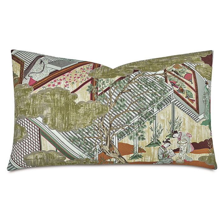 Ichika Ukiyo-e Decorative Pillow