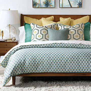 Twin Palms luxury bedding collection