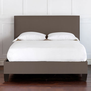Malleo Upholstered Bed in Crosby Charcoal - bed,headboard,upholstered bed,upholstered headboard,made in america,made in usa,brown upholstered bed,brown upholstered headbaord,benchmade upholstered bed,benchmade brown upholstered bed,benchmade headboard,benchmade upholstered headboard,benchmade brown upholstered headboard,