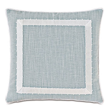 Amberlynn Mitered Picot Decorative Pillow
