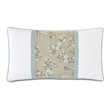 Amberlynn Embroidered Insert Decorative Pillow